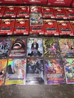 One Piece OP13 5x Display Mystery Sammlung Box Bulk Monkey D. Luffy Booster PSA - Image 2