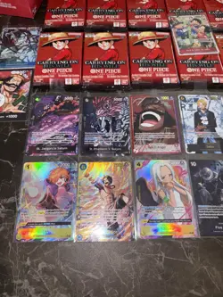 One Piece OP13 5x Display Mystery Sammlung Box Bulk Monkey D. Luffy Booster PSA - Image 3