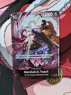 One Piece P-100 Marshall D. Teach Event Pack Vol 8 Promo Card - Image 1