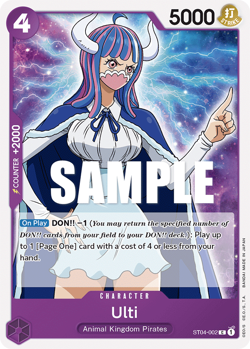 Super Pre-Release - One Piece Card Game - ST04 Singles - Animal Kingdom Pirates - Image 2