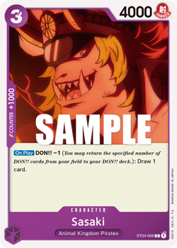 Super Pre-Release - One Piece Card Game - ST04 Singles - Animal Kingdom Pirates - Image 4