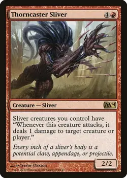 Thorncaster Sliver Magic 2014 LP MTG - Image 1