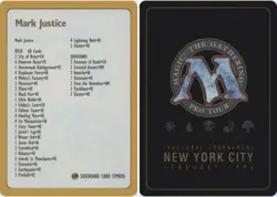 Decklist - Mark Justice - 1996 ~ Moderately Played Pro Tour E MTG Magic Ultimate - Image 1