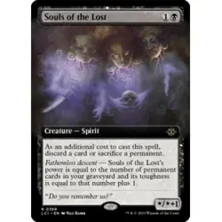 SOULS OF THE LOST (EXTENDED ART) X4 The Lost Caverns Of Ixalan LCI Magic MTG - Image 1