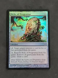 MTG Shards of Alara Relic of Progenitus Foil 218/249 MP - Image 1