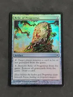 MTG Shards of Alara Relic of Progenitus Foil 218/249 MP - Image 2