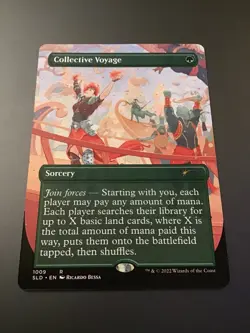 MTG Secret Lair #1009 Collective Voyage Borderless NM - Image 1