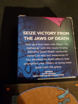 Pax West 2025 Magic The Gather Marvel Spider-Man black Welcome Deck - Image 2