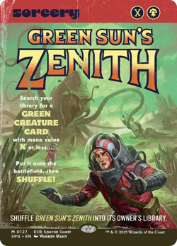 Green Sun's Zenith (SHOWCASE) #127 | Near Mint | Special Guests Magic MTG - Image 1