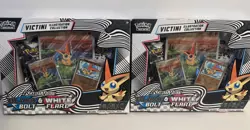 Pokemon TCG Black Bolt and White Flare Victini Illustration Collection boxes (2) - Image 1