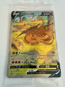 Pokemon Charizard UPC Promo: V SWSH260 & Vstar SWSH261 & Vmax SWSH262 - SEALED - Image 2