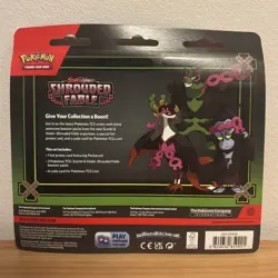 Pokemon TCG SV6.5 Shrouded Fable 3 Pack Blister Pecharunt BRAND NEW SEALED - Image 3