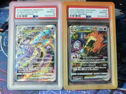 PSA 10 SEQUENTIAL SET Charizard 212/172 Mewtwo 221/172 VSTAR Universe Pokemon - Image 1