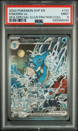 Pokemon TCG - PSA 9 Mint Kingdra EX #131 SVP EN-SV Black Star Promo - Image 1