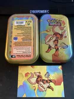Pokemon TCG Scarlet & Violet 151 Mini Tin: Arcanine And Omanyte - Image 1