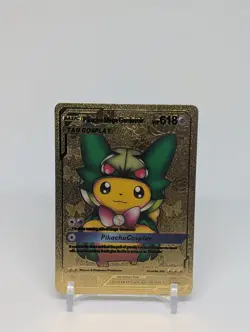 Pokemon🔥PIKACHU MEGA GARDEVOIR Poncho🔥GOLD FOIL Collectible🔥PIKACHU 208/XY-P - Image 1