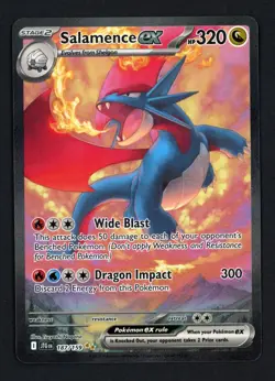 Salamence ex 187/159 Journey Together Special Illustration Rare Pokemon TCG - Image 1