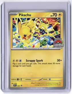 Pikachu - (World Championship 2025) 225 Promo Normal Pokemon NM+ - Image 1