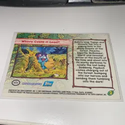 2000 Topps Pokemon The Movie 2000 Where Could It Lead #2 - Image 2