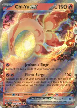 Pokemon Chi-Yu ex - 040/193 - Double Rare NM-Mint Paldea Evolved - Image 1