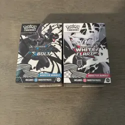 Pokemon SV Black Bolt & White Flare Booster Bundle - Factory Sealed - Set of 2 - Image 1