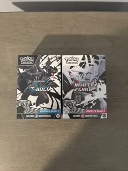 Pokemon SV Black Bolt & White Flare Booster Bundle - Factory Sealed - Set of 2 - Image 2