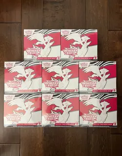 Pokemon TCG White Flare Regular Elite Trainer Box ETB Lot Of 8 Sealed IN HAND - Image 1