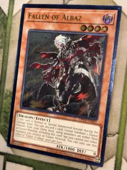 YuGiOh FALLEN OF ALBAZ Ultimate Rare OP19-EN001 - Image 1