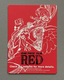 One Piece TCG - DON!! - RED One Piece Film Back - English Card - Image 1