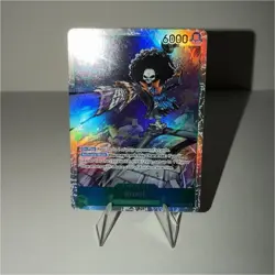 One Piece Card Game Brook OP15-032 Holo Full Art Super Rare 6000 Power Eng - Image 1