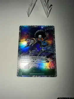One Piece Card Game Brook OP15-032 Holo Full Art Super Rare 6000 Power Eng - Image 2