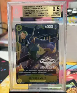 BGS 9.5 One Piece TCG Regional 2026 Finalist Roronoa Zoro OP07-113 Beckett - Image 1
