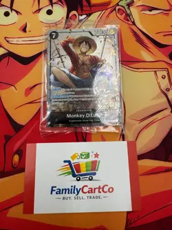 One Piece CCG Monkey.D.Luffy English Promo P-075 Still Sealed - Image 1