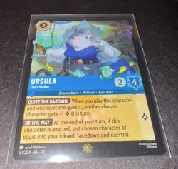 Disney Lorcana TCG Ursula - Deal Maker Legendary Cold Foil 161/204 English - Image 1