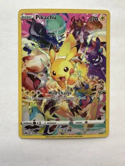 Pikachu Full Art Holo Card 160/159 SWSH Crown Zenith Secret Rare Pokemon TCG - Image 1