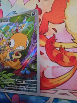 Pokemon Scraggy TCG Illustration Rare Holo Card SV White Flare 138/086 - Image 2