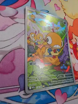 Pokemon Scraggy TCG Illustration Rare Holo Card SV White Flare 138/086 - Image 3