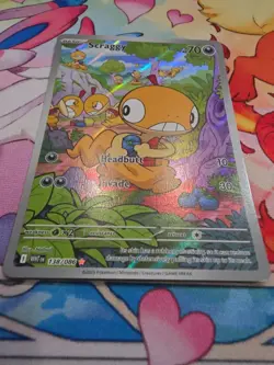 Pokemon Scraggy TCG Illustration Rare Holo Card SV White Flare 138/086 - Image 4