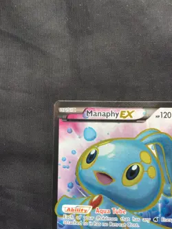 Pokemon Cards: Breakpoint Ultra Rare Full Art: Manaphy EX 116/122 - Image 2