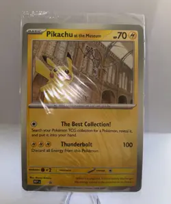 Pokemon TCG Pikachu At The Museum Promo Card English Sealed - Image 1