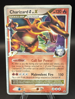 Charizard G LV.X DP45 Black Star Promo Holo Pokemon Card LP - Image 1