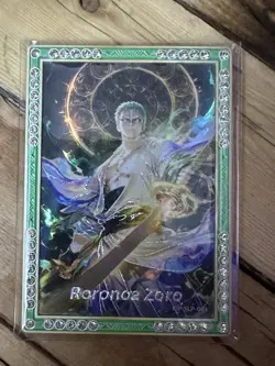 One Piece CCG Guyfu Zoro Metal Card - Roronoa Sword & Halo /36 - Image 1