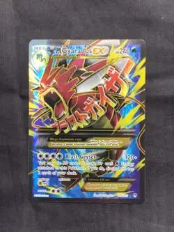Pokemon Cards: Breakpoint Ultra Rare Full Art: Mega Gyarados EX 115/122 - Image 1