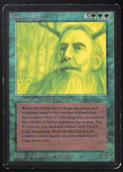 Gaea's Liege Magic Card Beta LEB MTG - Image 1