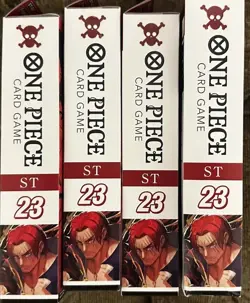 One Piece Card Game Red Shanks Starter Deck Bandai ST-23 English 2024 🔥4 Boxes - Image 2