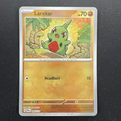 Larvitar - 047/131 - Poke Ball - Prismatic Evolutions - Pokemon Card - Image 1