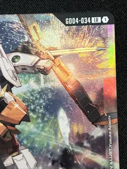 Gundam Card Game Phantom Aria Gundam Kyrios GD04-034 Legend Rare LR NM - Image 4