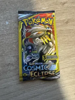 Pokemon Sun & Moon Cosmic Eclipse 3 Card Booster Packs Art Set 2019 Sealed - Image 4
