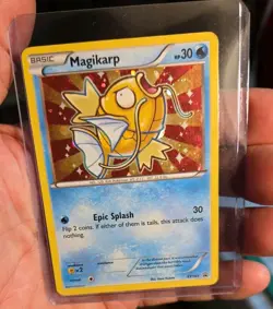Pokemon Magikarp XY143 XY Promo Holo Card 30 HP English Basic Epic Splash - Image 1