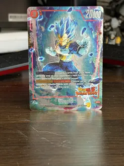 Vegeta FB03-020 SR Alt Art Dokkan Battle Fusion World NM DBS Card - Image 1